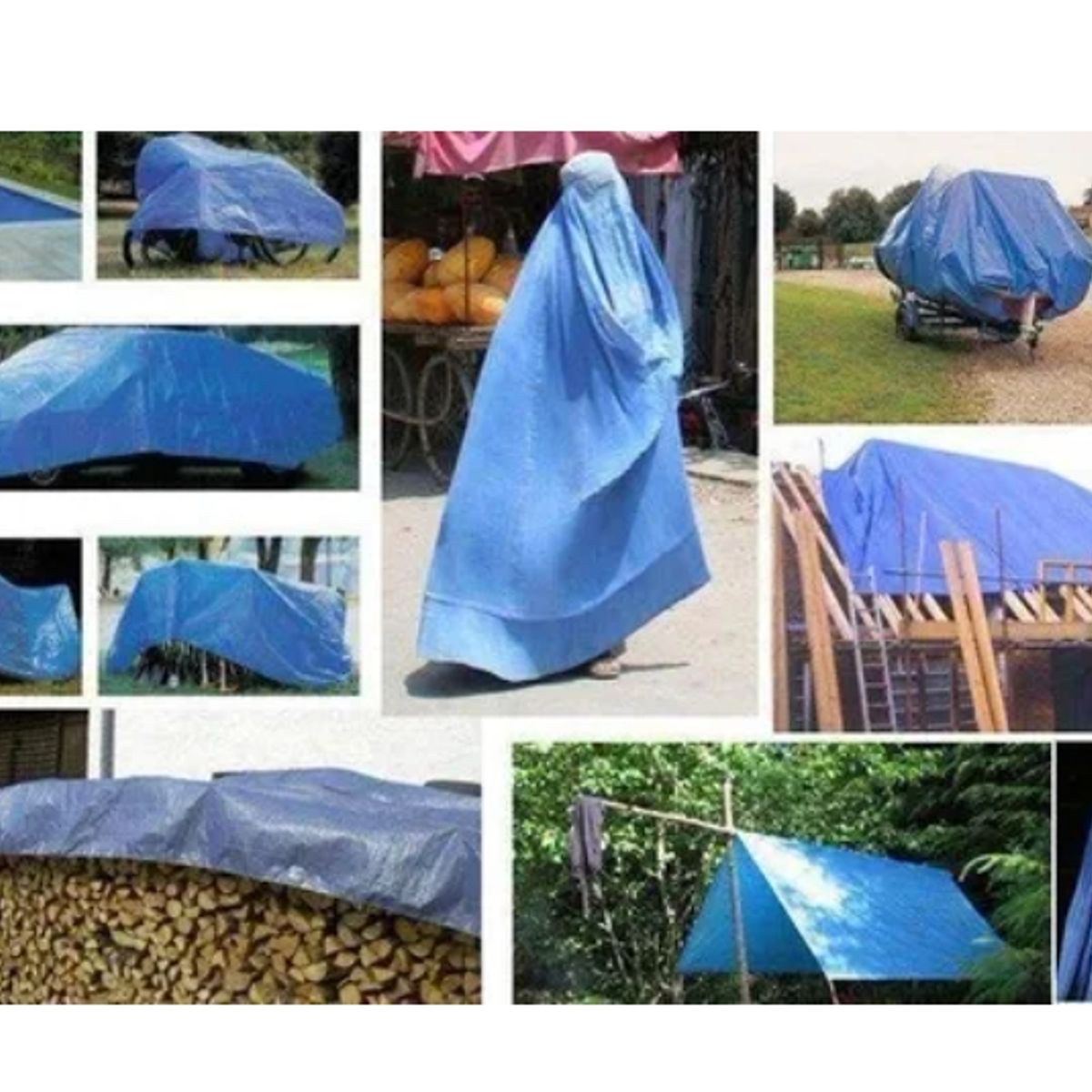 ESHOPANGIE - Lona Carpa Multiusos Impermeable Carga 4x5 Metros
