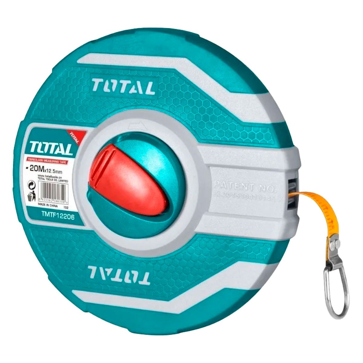 TOTAL TOOLS - Huincha Cinta Métrica Fibra De Vidrio 20m X 125mm