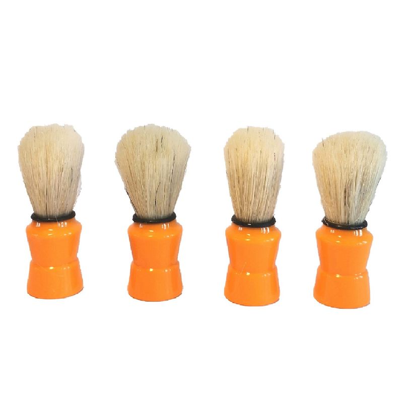 SEIGARD - Set De 4 Brochas Gruesa  Hisopo SEG846 Color Naranjo