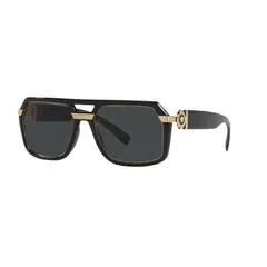 VERSACE - Lentes De Sol Negro