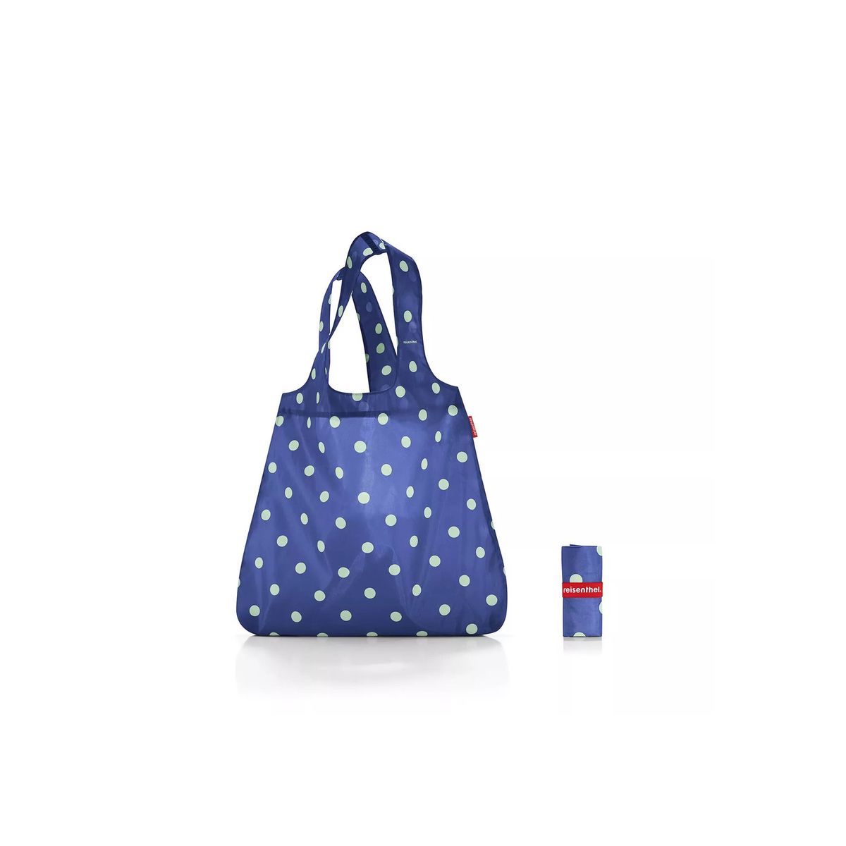 REISENTHEL - Bolsa de Compras plegable - dots dark blue REISENTHEL