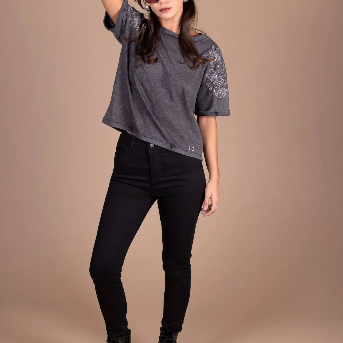EFESIS - Jeans Skinny Tiro Medio Mujer Efesis