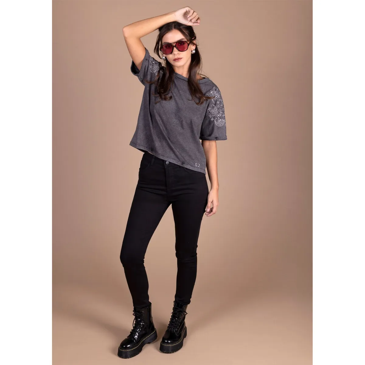 EFESIS - Jeans Skinny Tiro Medio Mujer Efesis