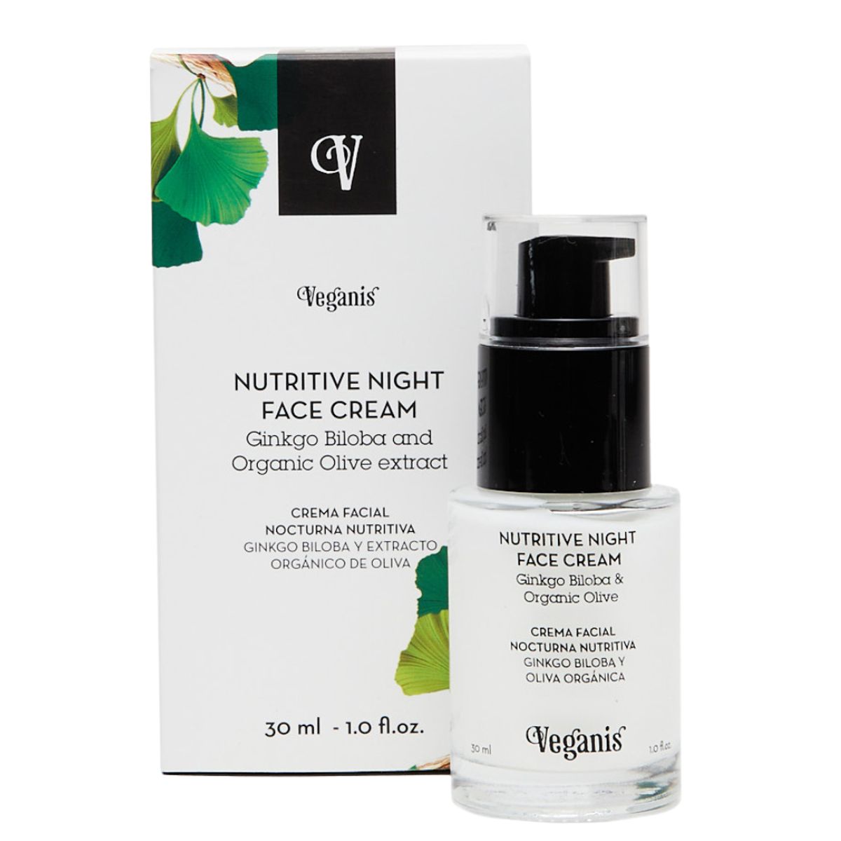 VEGANIS - Crema Facial Nutritiva de Noche.-