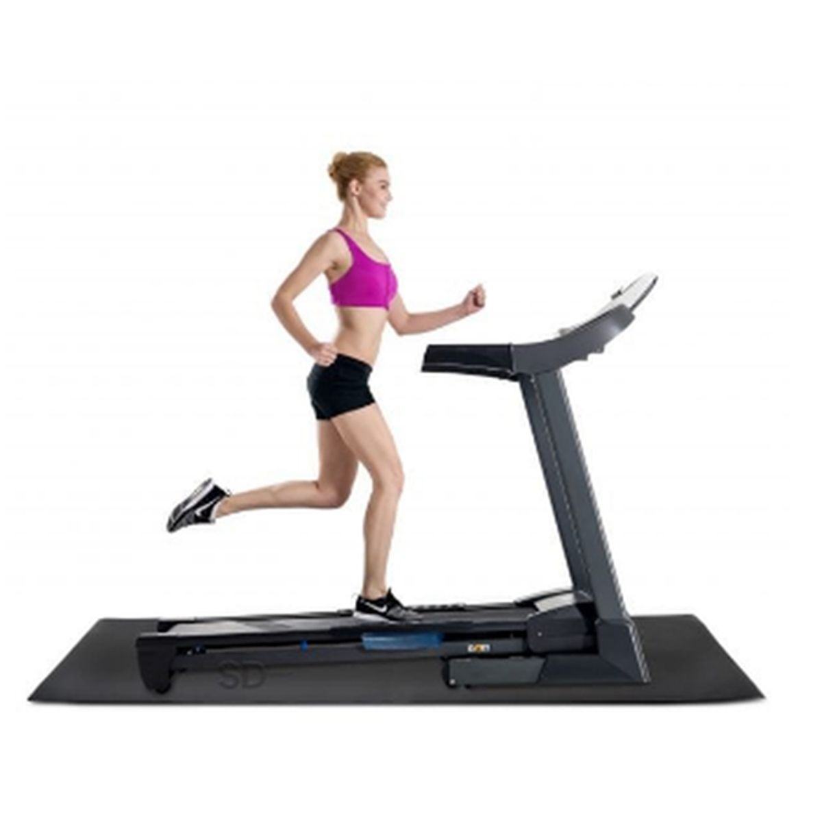 SDFIT - Mat de piso para Spinning Trotadoras 200010004mm Negro