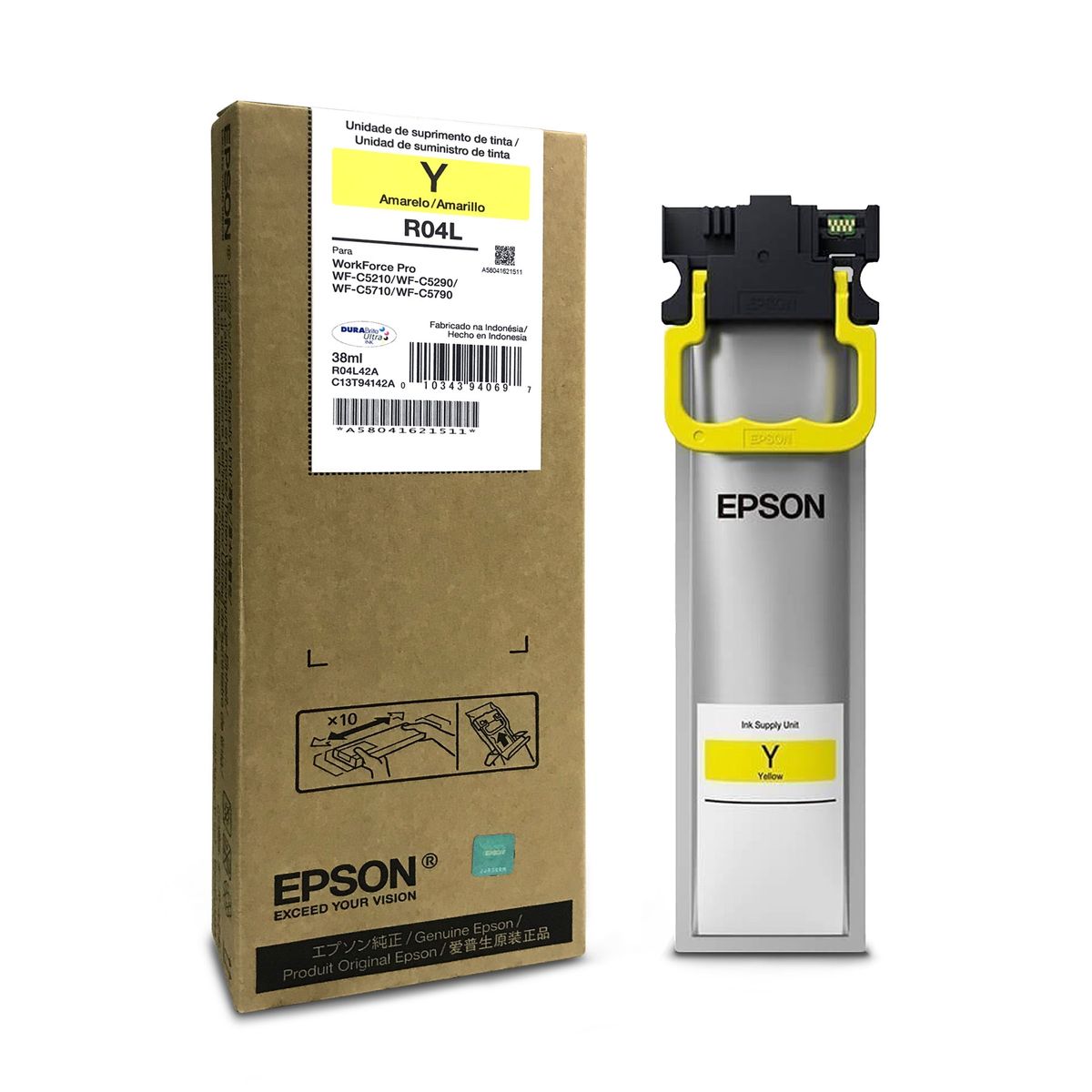 EPSON - Tinta Epson T941 Yellow Workforce Wf C5710 C5790 C5210 C5290