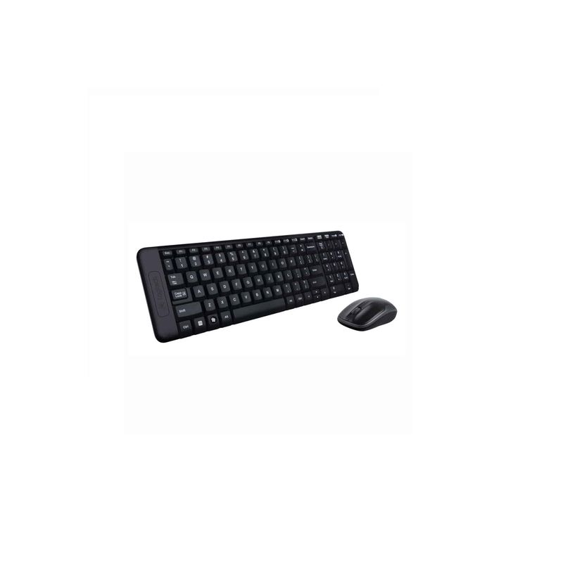 LOGITECH - Teclado + Mouse Logitech Wireless MK220 Inalámbrico USB - Negro