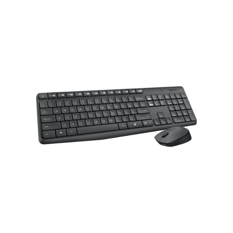 LOGITECH - Teclado + Mouse inalambricos Logitech MK235 Receptor USB LOGITECH