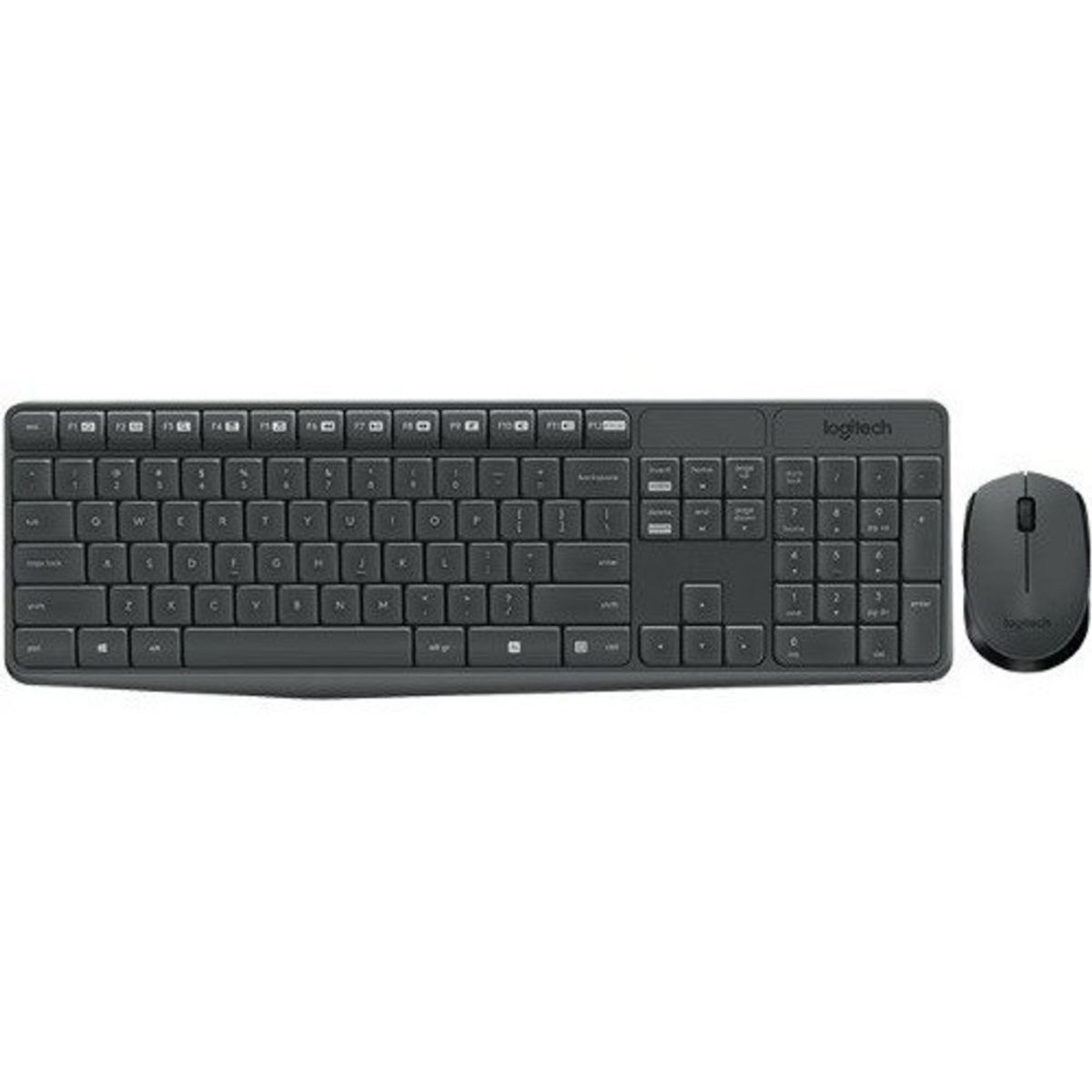 LOGITECH - Teclado + Mouse inalambricos Logitech MK235 Receptor USB LOGITECH