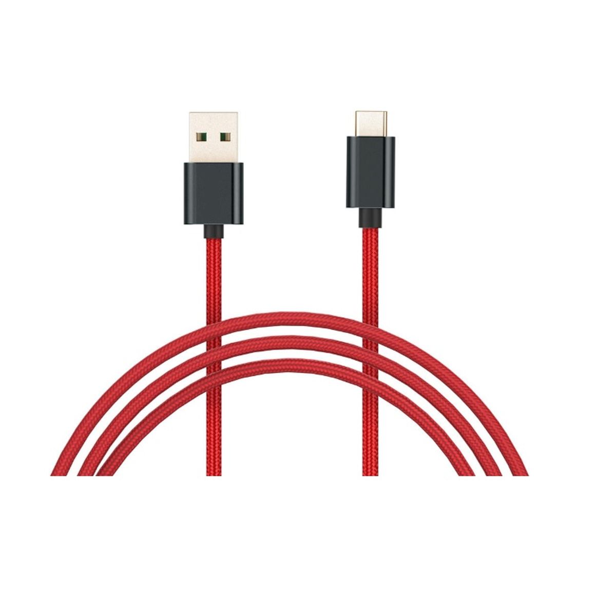 XIAOMI - Xiaomi Mi Cable Trenzado Usb Tipo-c 100cm Rojo