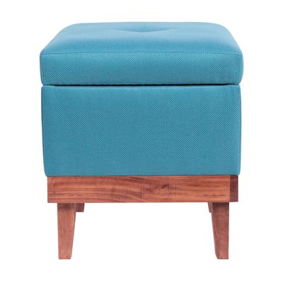 Imagen 2 del producto Pouf Emilia con Baúl Turquesa Omega Máxima Design