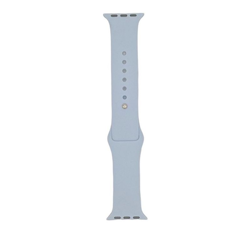 GENERICO - Correa de Silicon compatible con Apple Watch 38-40-41mm LM GrisConcret