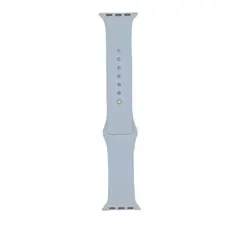 GENERICO - Correa de Silicon compatible con Apple Watch 38-40-41mm LM GrisConcret
