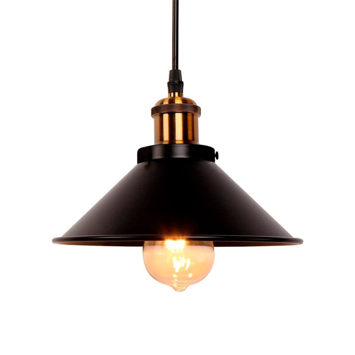 WANT - Lampara Colgante Vintage Tipo Campana