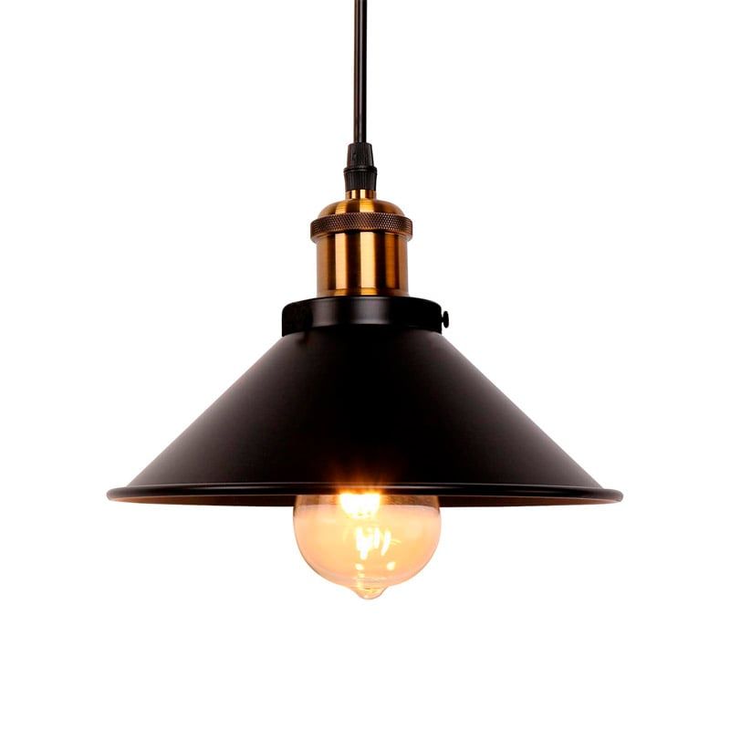 GENERICO - Lampara Colgante Vintage Tipo Campana