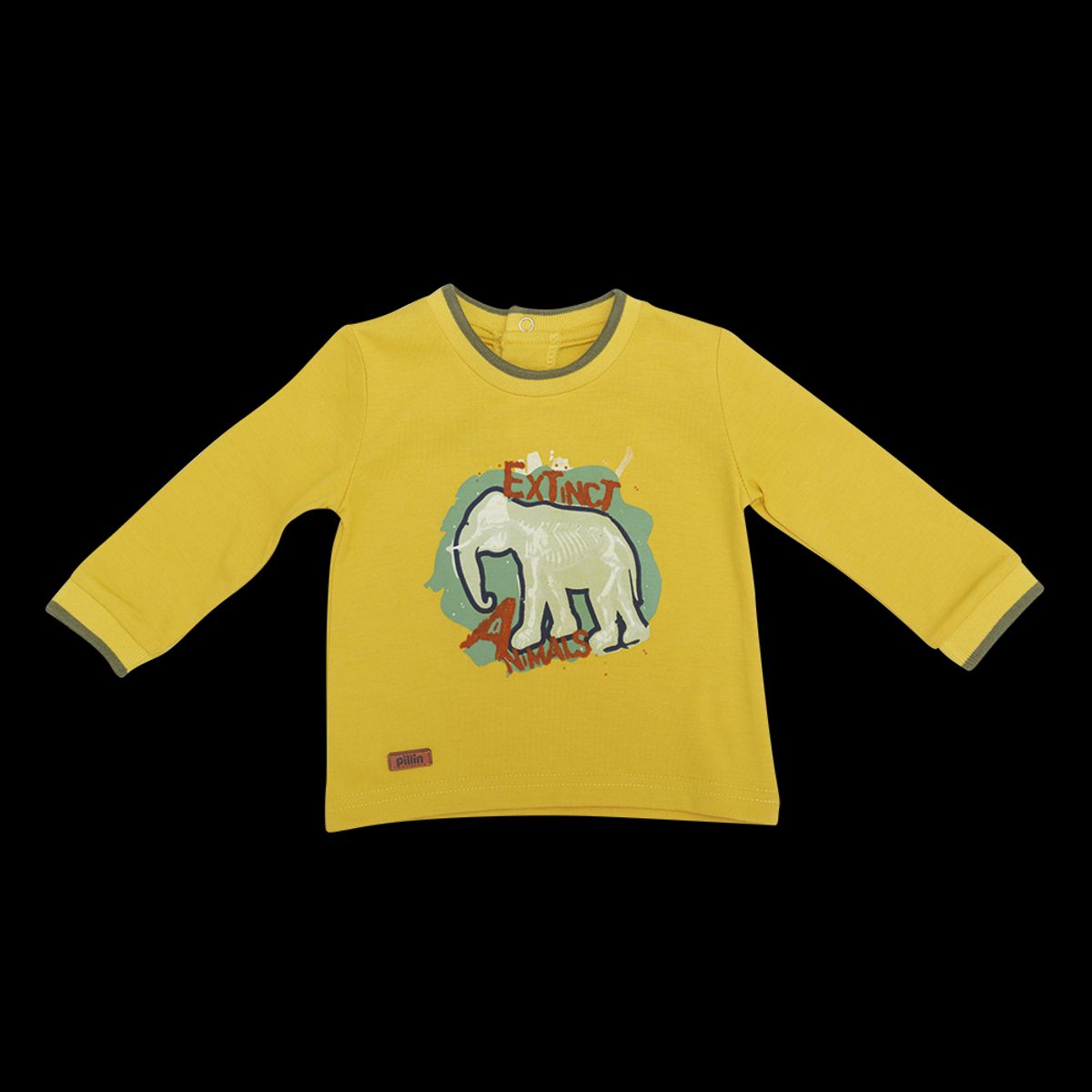 PILLIN - Polera Bebé Niño M/L Mostaza Pillin PILLIN