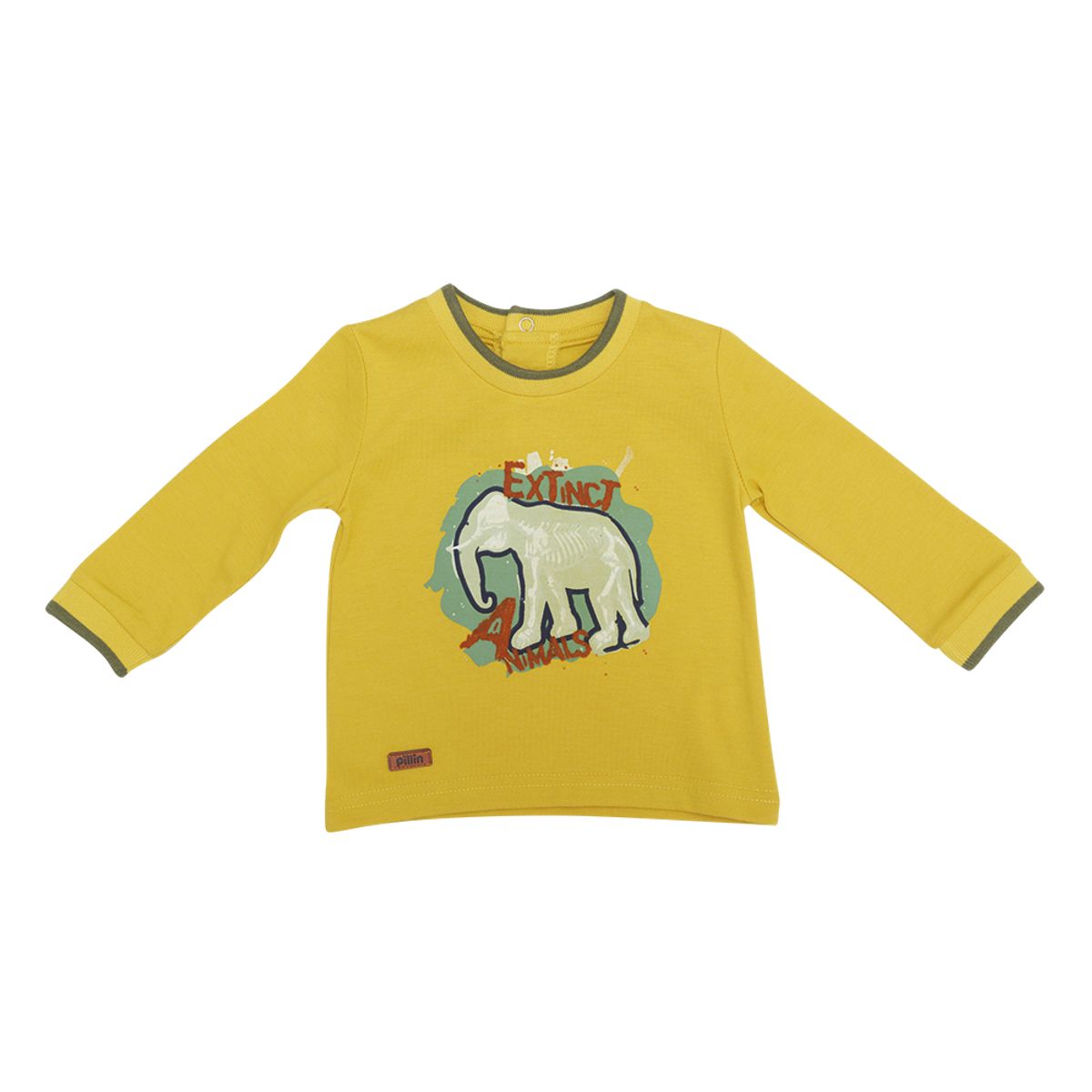 PILLIN - Polera Bebé Niño M/L Mostaza Pillin PILLIN