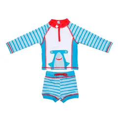 PILLIN - Traje De Baño Uv 2 Pcs Bebé Niño Celeste