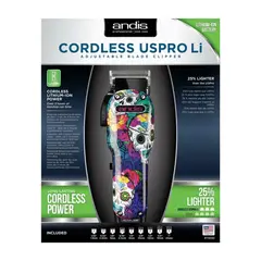 ANDIS - Cordless Uspro Li Diseño Catrina