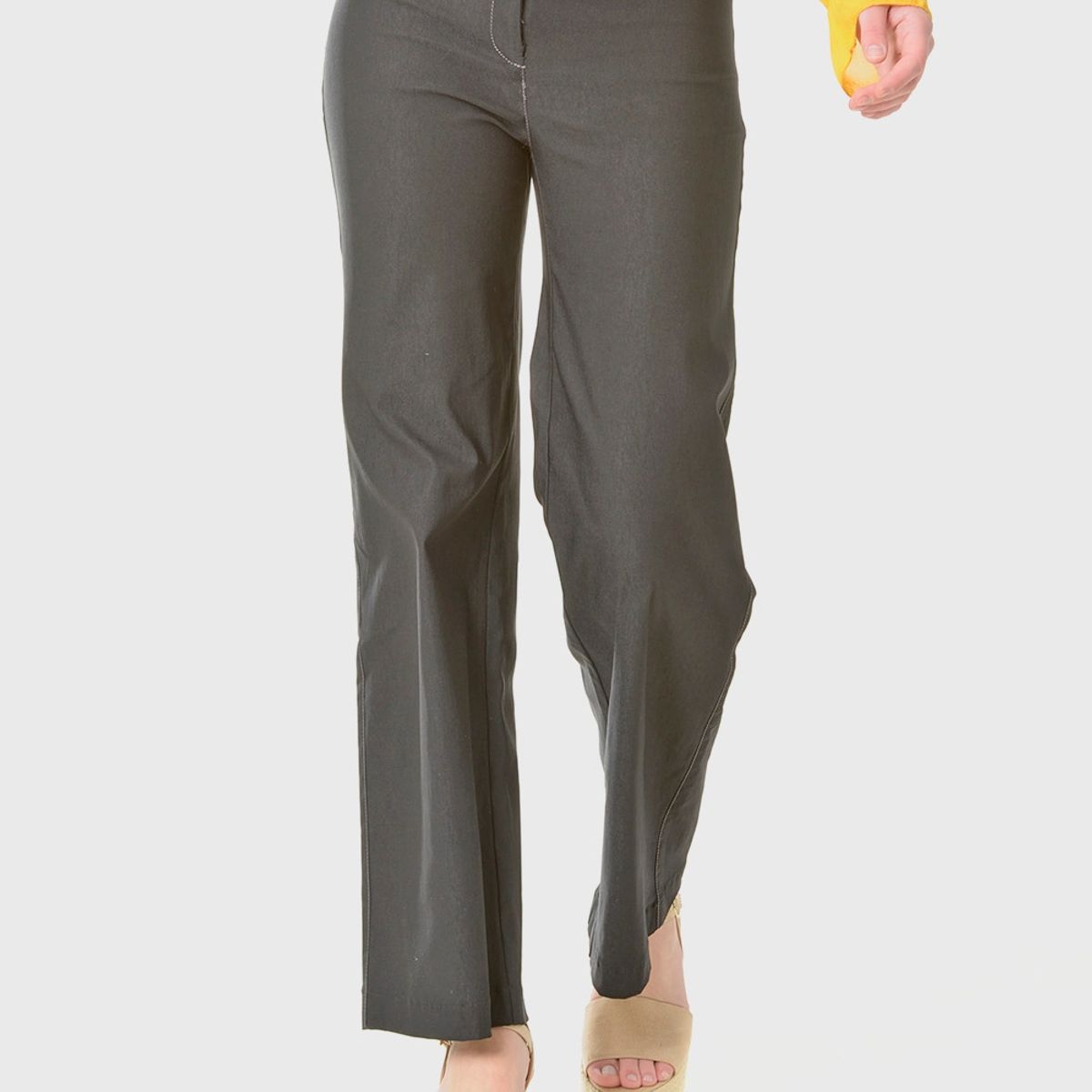 BOUS - Pantalón Ancho Gabardina Negro BOUS