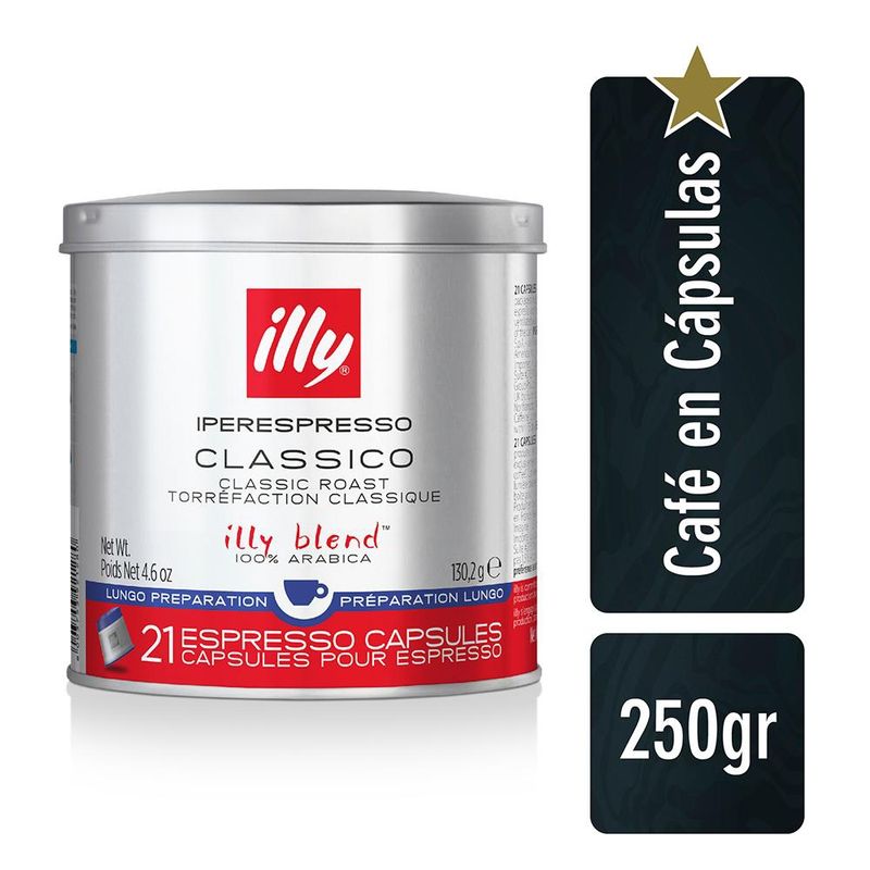 ILLY - 21 Cápsulas Café ILLY IPERESPRESSO HOME Lungo