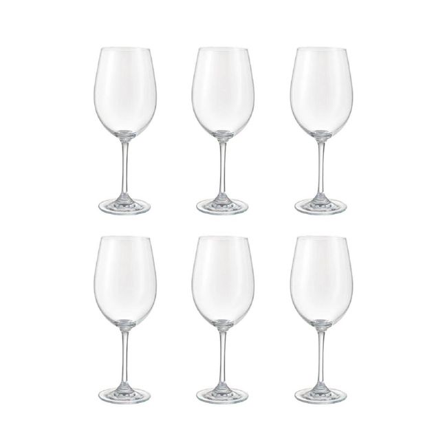 GLASSO - Set 6 Copas Cristal Para Vino Tinto 685ml