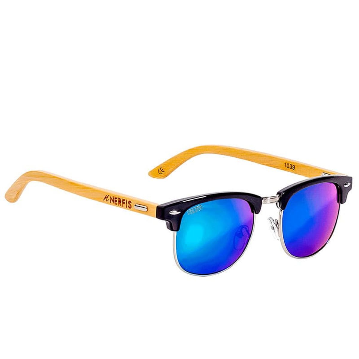 NERFIS - Anteojos de sol Nerfis Prime Bambú Blue