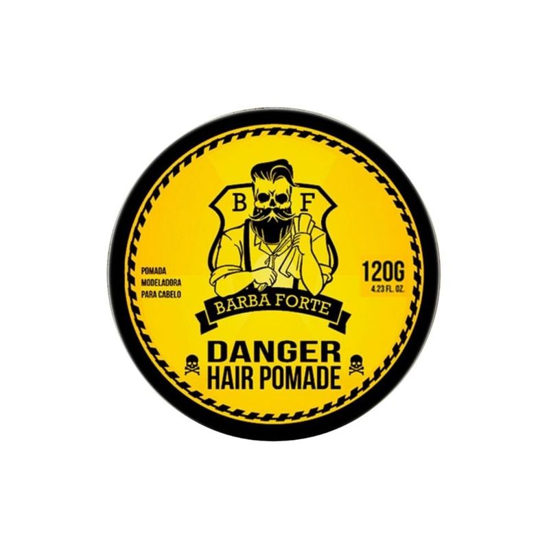 BARBA FORTE - Pomada Modeladora Danger Barba Forte 120 Gr