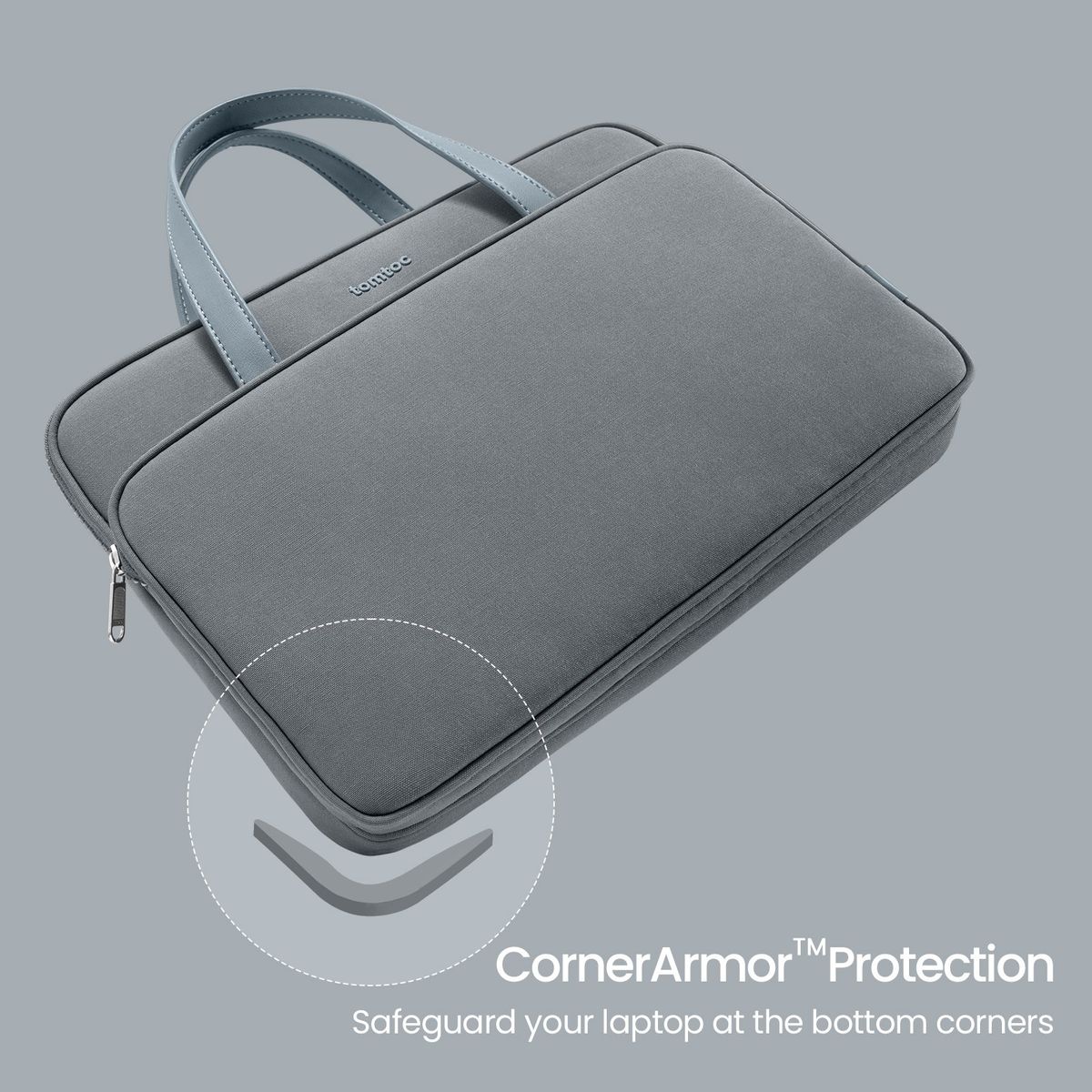 TOMTOC - Tomtoc Bolso Premium H21 Para 14 MacBook Pro - Gris