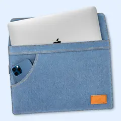 TOMTOC - H26 Bolso Denim Para Macbook AIRPro de 13