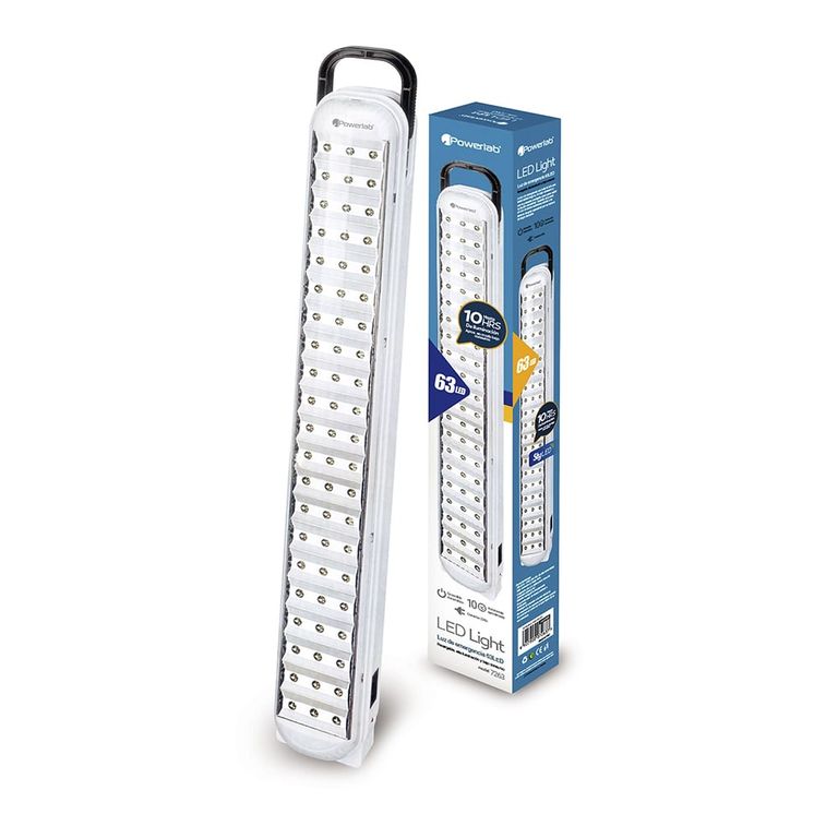 MLAB - Lampara emergencia recargable Powerlab 63 led