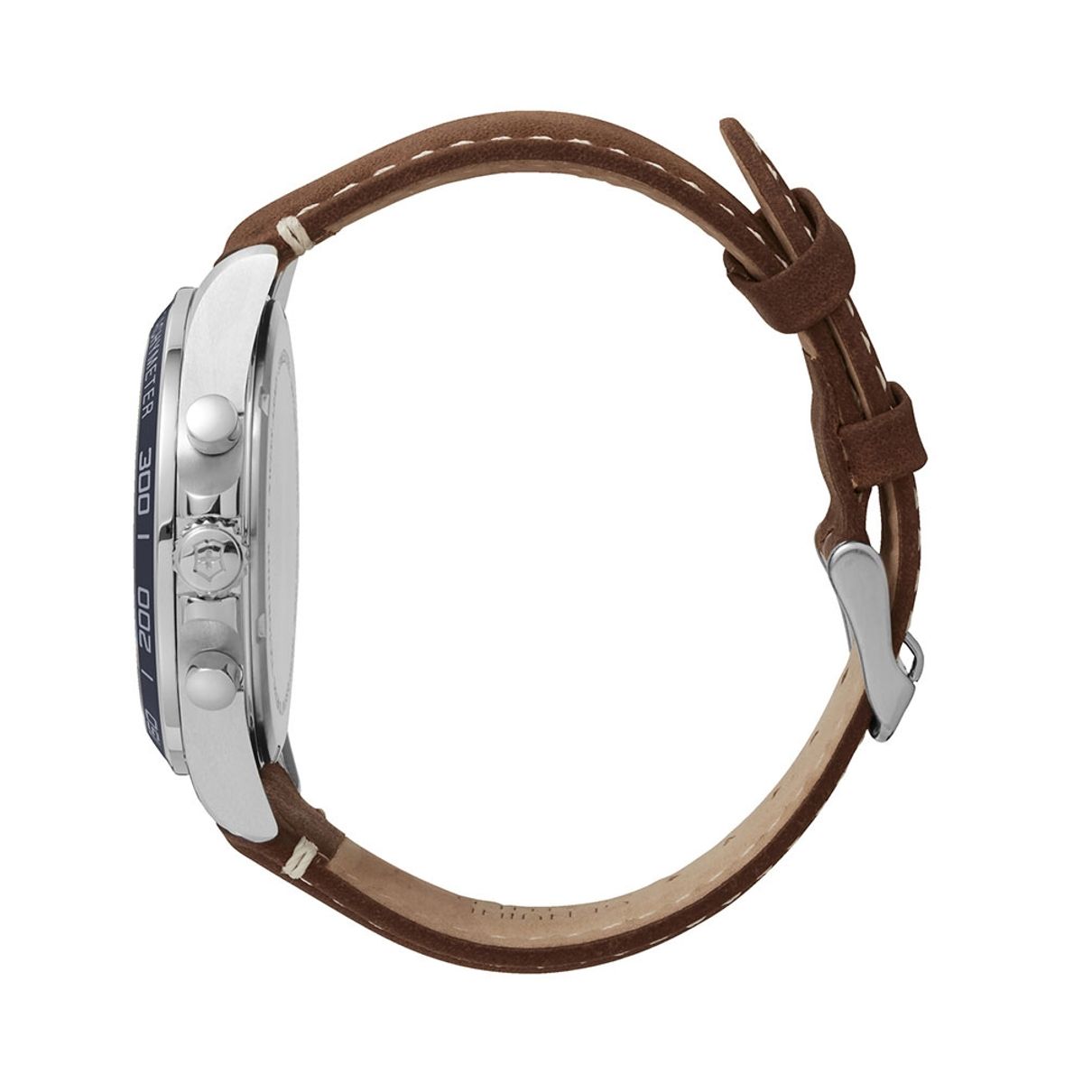 VICTORINOX - Reloj Fieldforce correa cuero dial azul Victorinox