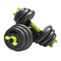 Juego de Mancuernas De 20 Kg con Barra Union Light Green