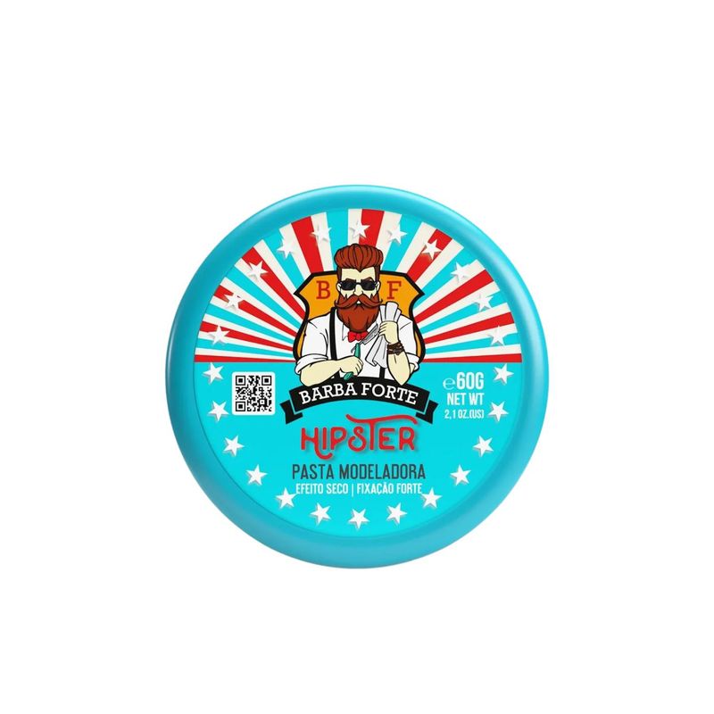 BARBA FORTE - Pomada Matte Effect Hipster Barba Forte 60 Gr