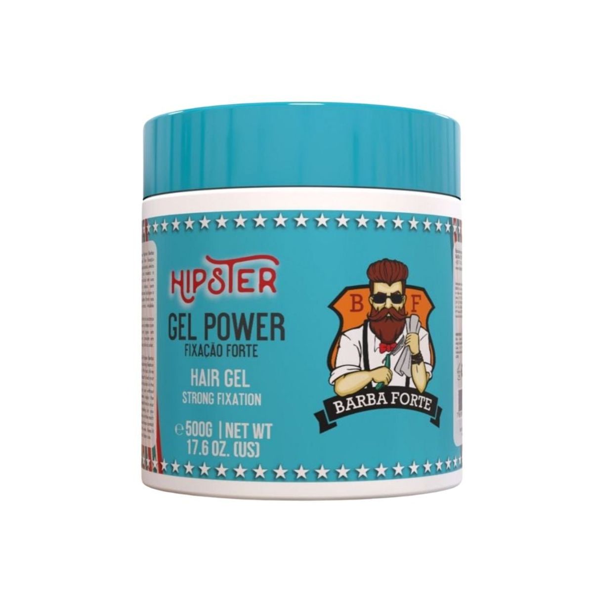 BARBA FORTE - Gel Power Hipster Barba Forte 500 Gr