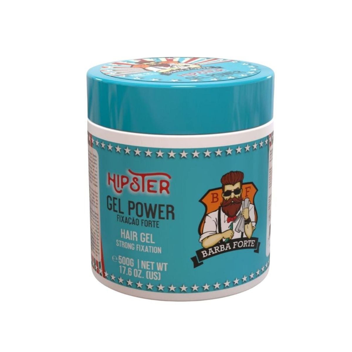 BARBA FORTE - Gel Power Hipster Barba Forte 500 Gr