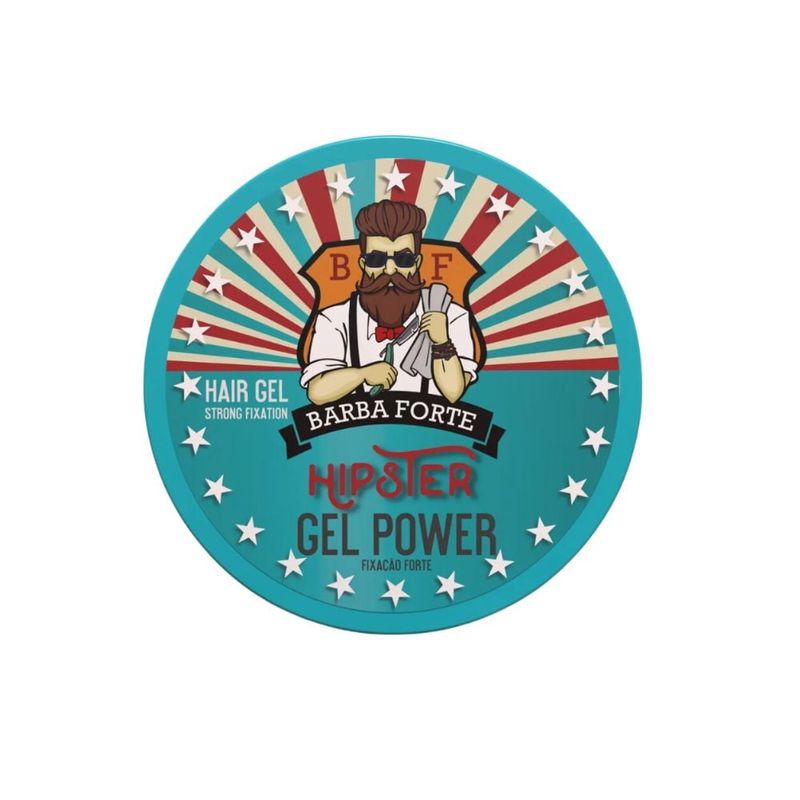 BARBA FORTE - Gel Power Hipster Barba Forte 200 Gr