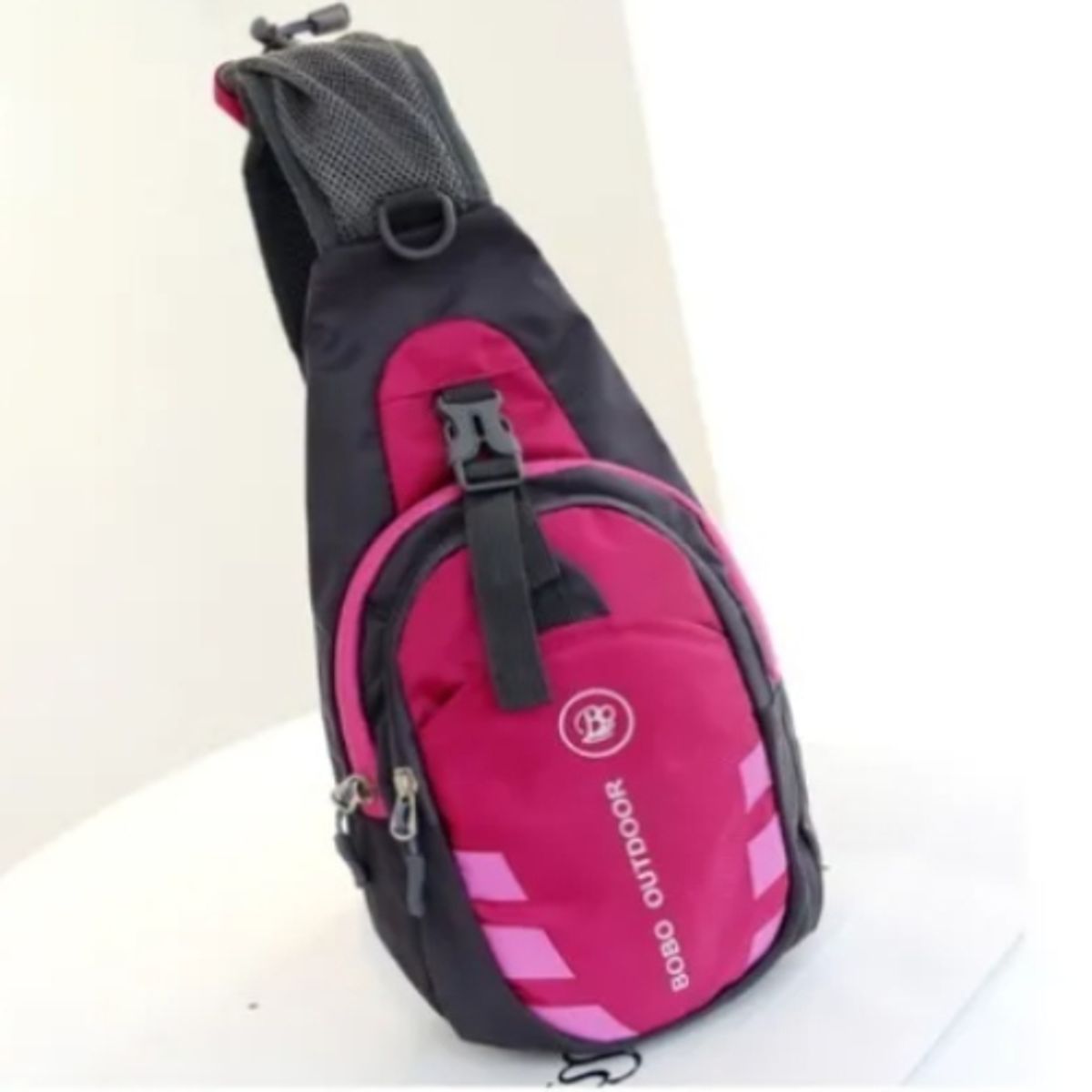 CRUSEC - Banano Bolso Fucsia Tipo Bandolera Banano Cruzado