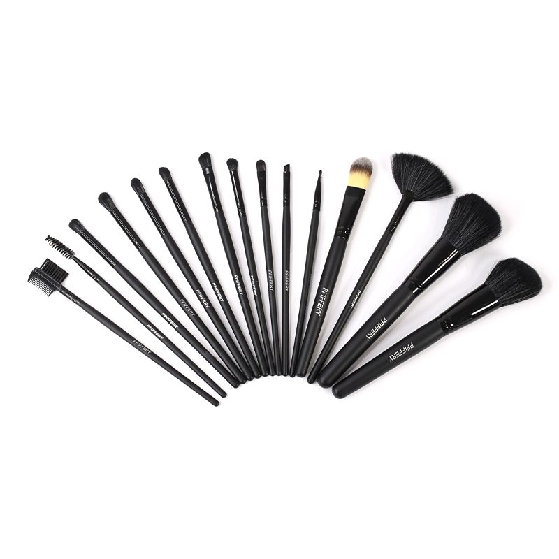 PFIFFERY - SET DE BROCHAS PARA MAQUILLAJE X15 CON ESTUCHE