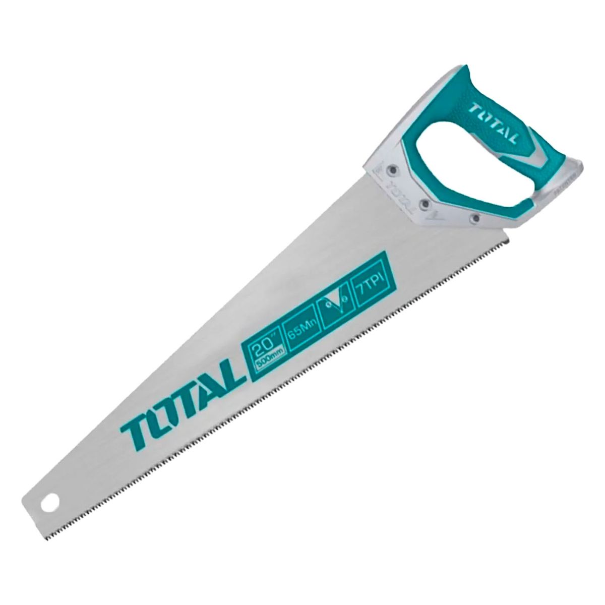 TOTAL TOOLS - Serrucho Carpintero Con Mango De Fibra 20 Pulgadas