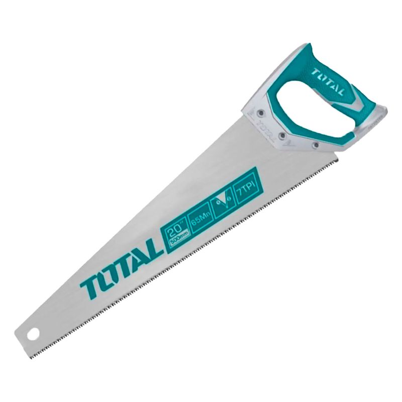 TOTAL TOOLS - Serrucho Carpintero Con Mango De Fibra 20 Pulgadas