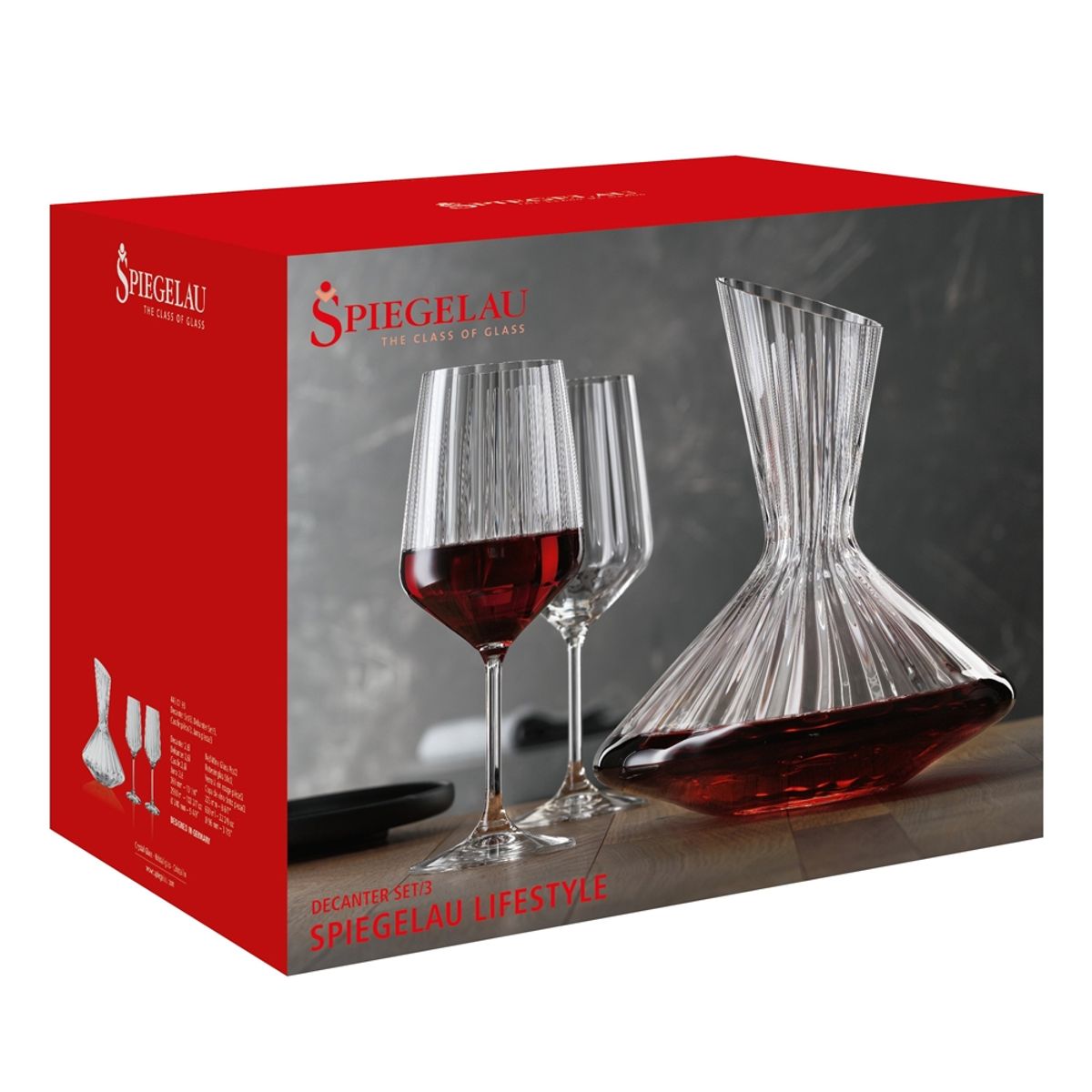 SPIEGELAU - Set Decantador con 2 copas Lifestyle