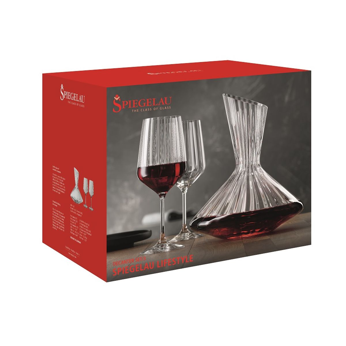 SPIEGELAU - Set Decantador con 2 copas Lifestyle