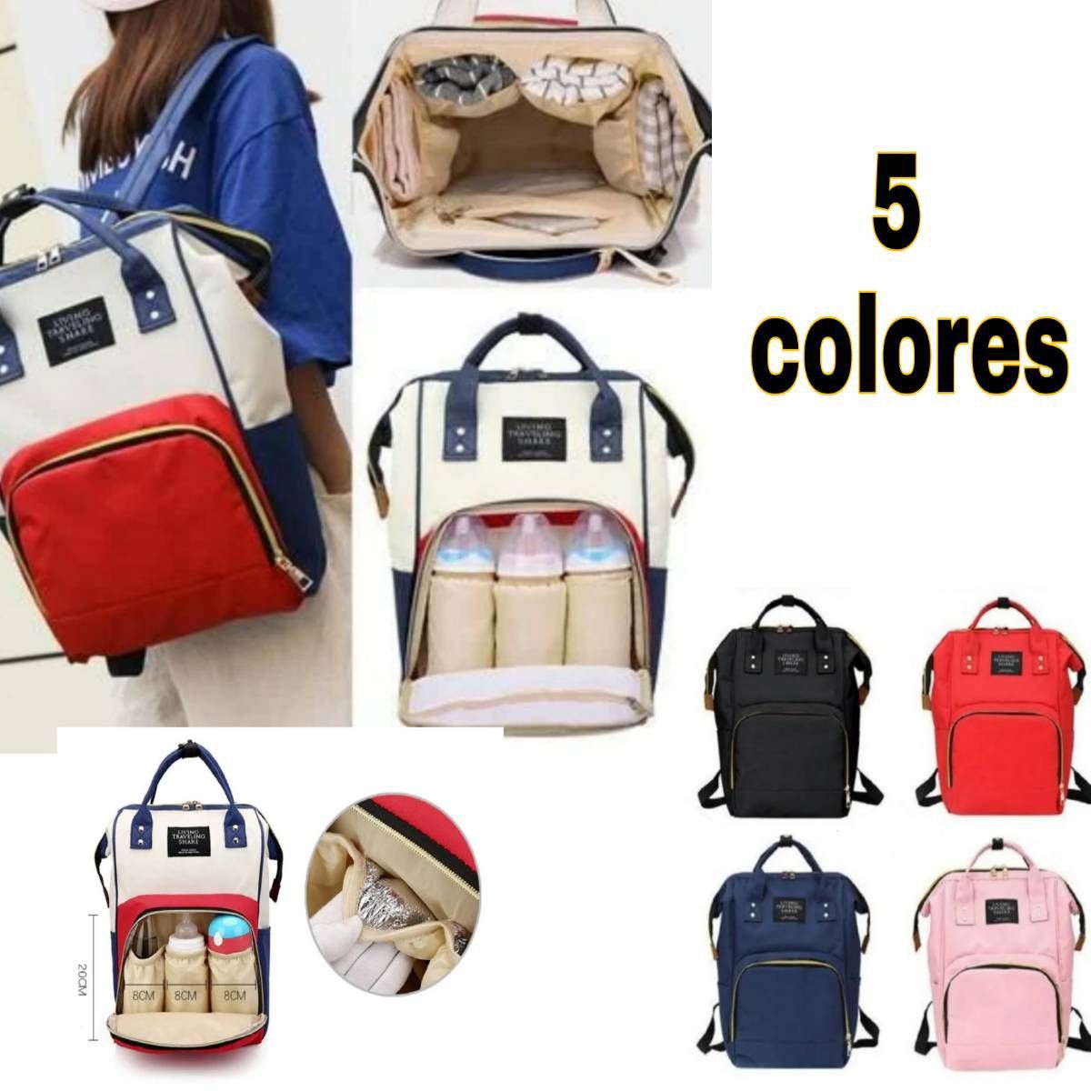 UNIVERSAL - MOCHILA PAÑALERA BEBE