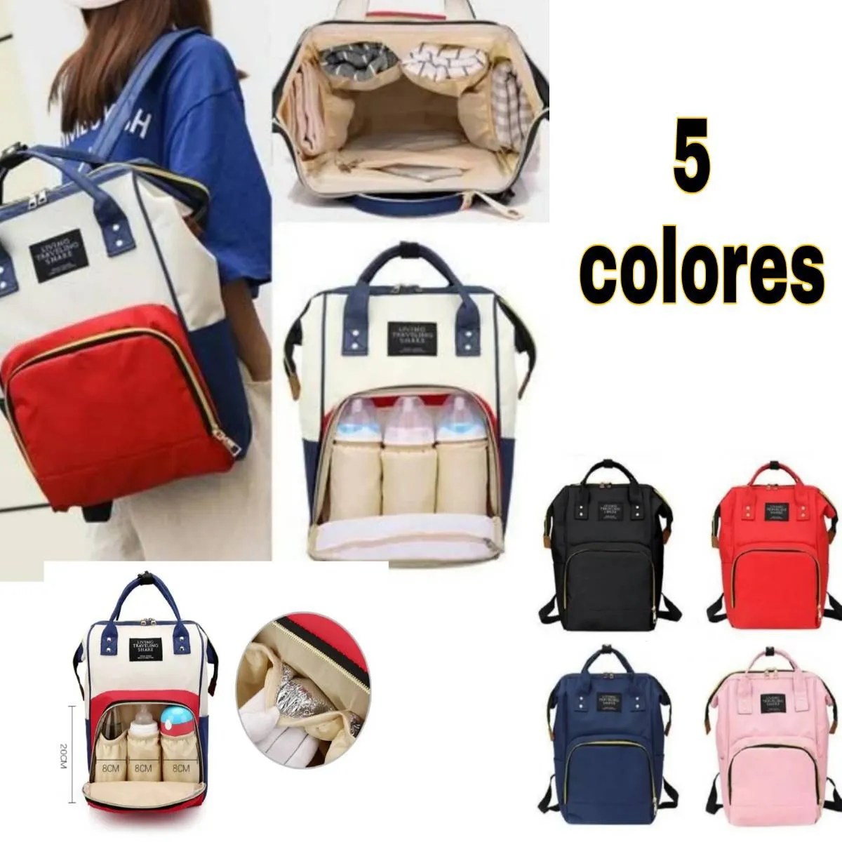 UNIVERSAL - MOCHILA PAÑALERA BEBE