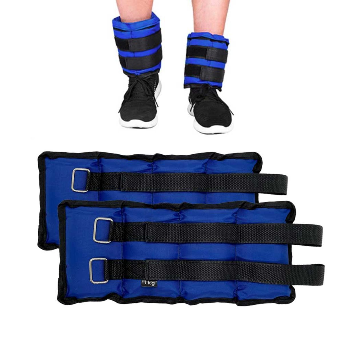 DALI - Pesas para entrenamiento de tobillos 1 kg (2 und.)