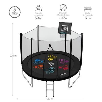 Imagen 2 del producto Cama elástica 6ft 183mt edición ltda con Juegos agua