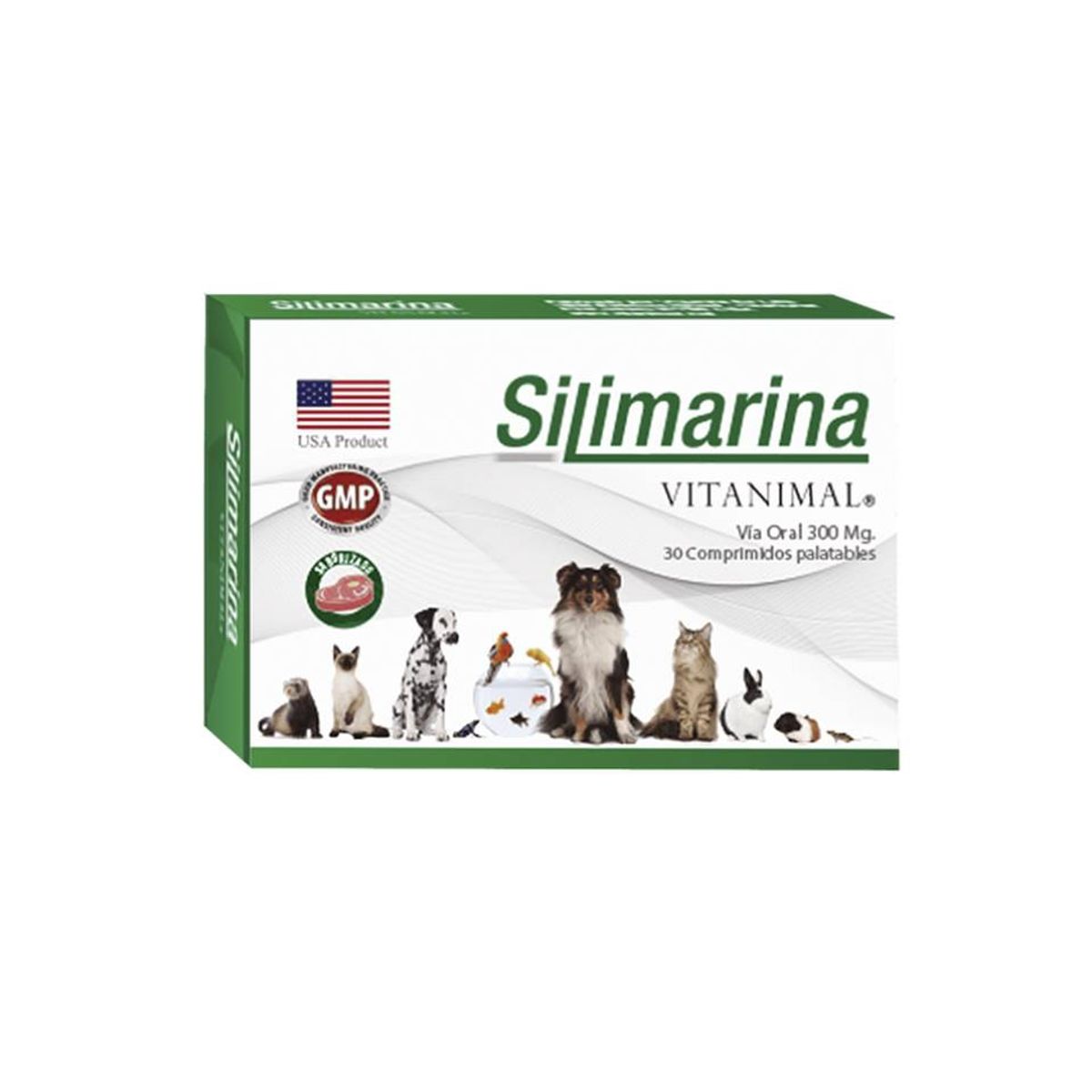 GENERICO - Silimarina 120mg 30comp Felino y Canino