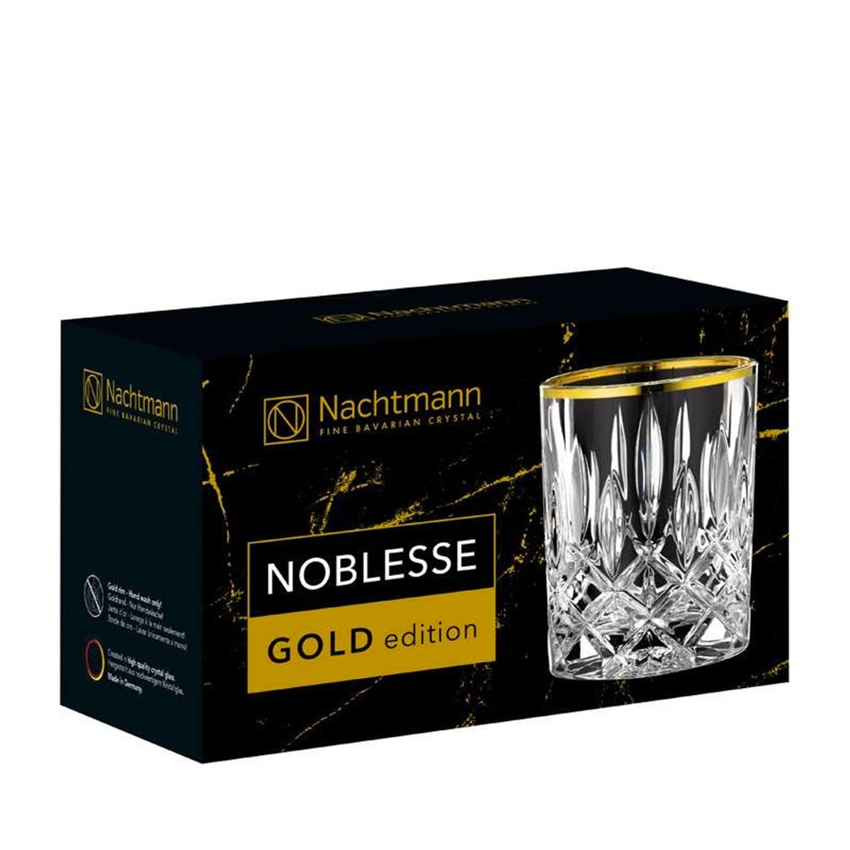 NACHTMANN - SET 2 VASOS WHISKY NOBLESSE GOLD