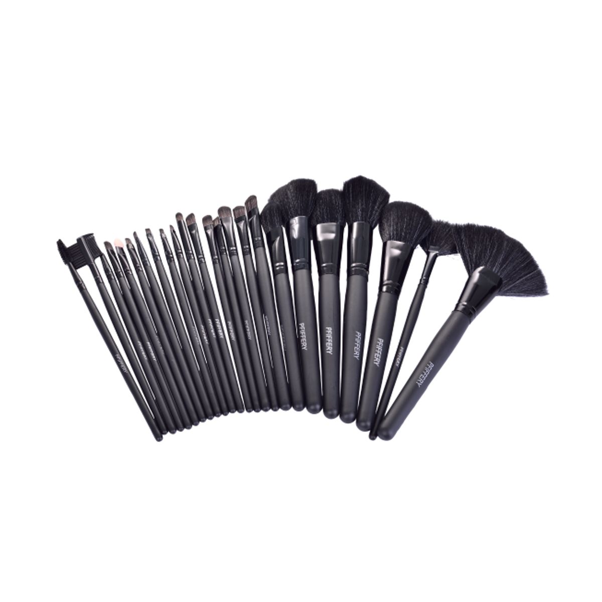 PFIFFERY - BROCHAS DE MAQUILLAJE PROFESIONAL X24 CON ESTUCHE PFIFFERY